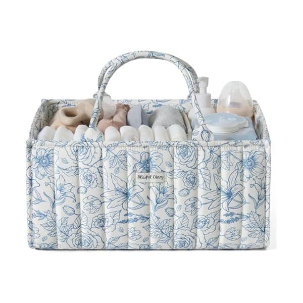 Deal Alert: Blissful Floral Diaper Caddy – A Stylish Mom & Baby Must-Have!