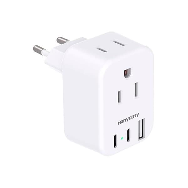 Don't Miss This: HANYCONY European Travel Adapter Deal for Moms!