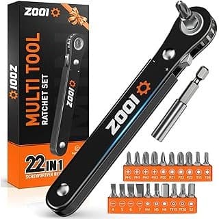 Kitchen Hack Alert: 22 In 1 Right Angle Ratcheting Screwdrivers Mens Dad Gifts for Men Dad | 90 Degree Pocket Ratchet Screwdriver Set, Tight Spaces Mini Small Ratchet EDC Gear Tool Stocking Stuffers for Men Him Husband