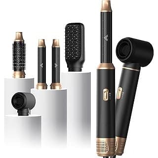 Budget Find You Need: UKliss 5 in 1 Hair Styler & Blow Dryer Brush, Upgraded Detachable Hair Dryer Brush with Negative Ion, Air Curling Wrap for Drying, Curling, Straightening & Volumizing, Styling Tools for All Hair Types
