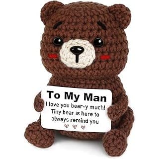 Kitchen Hack Alert: I Love You Gift for Him Boyfriend Husband, Gift for Birthday Fathers Day, to My Man Handmade Crochet, Funny Birthday Anniversary Valentine's Day for Men