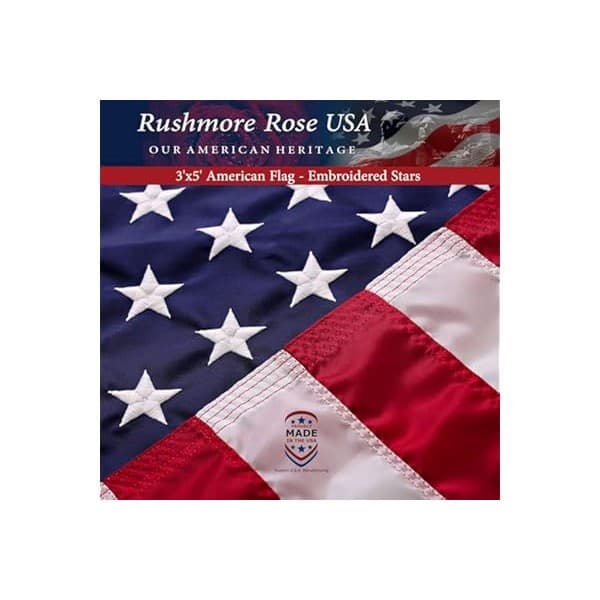 Upgrade Your Life With This: American Flag Made in USA | American Flags for Outside 3X5 | Premium US Flag 3X5 Heavy Duty Outdoor with Embroidered Stars and Sewn Stripes.