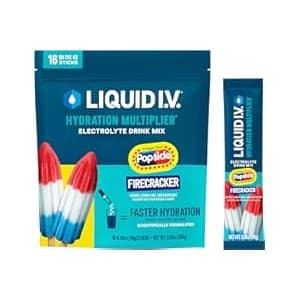 Hidden Gem Find: Liquid I.V.® Hydration Multiplier - Popsicle Firecracker | Electrolyte Powder Drink Mix | 1 Pack (16 Servings)