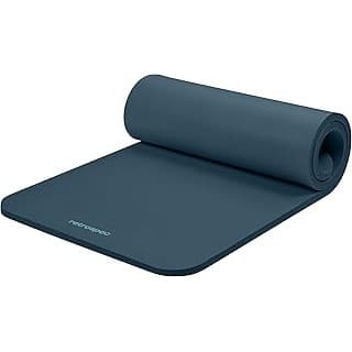 Hidden Gem Find: Retrospec Solana Yoga Mat 1" Thick w/Nylon Strap for Men & Women - Non Slip Exercise Mat for Home Yoga, Pilates, Stretching, Floor & Fitness Workouts