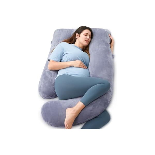 Kitchen Hack Alert: Momcozy Pregnancy Pillows for Sleeping, U Shaped Full Body Maternity Pillow with Removable Cover - Support for Back, Legs, Belly, HIPS for Pregnant Women, 57 Inch Pregnancy Pillow for Women, Grey