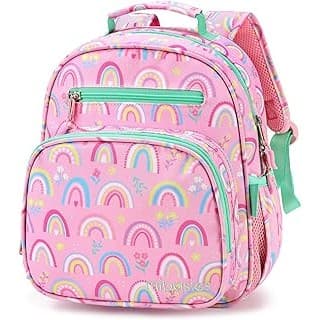 Amazon Deal Alert: Toddler Backpack for Girls 2-4: Cute Kids Backpacks for Girls - Preschool Kindergarten Backpack - Rainbow Pink