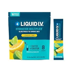 Budget Find You Need: Liquid I.V.® Hydration Multiplier - Lemon Lime | Electrolyte Powder Drink Mix | 1 Pack (16 Servings)