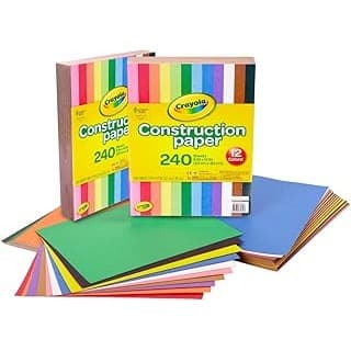 Mom's Pick of the Week: Crayola Construction Paper Bulk Pack (480 Sheets) – 10 Assorted Colors, 9x12, Teacher School Supplies & Classroom Must Haves, Card Making Craft Supplies, Art Paper