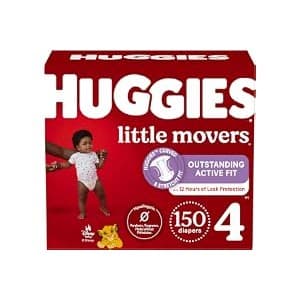 Huggies Little Movers Diapers Size 4 Deal: Stock Up on Active Baby Essentials!