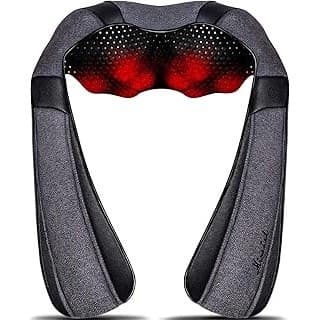 Toddler-Approved Amazon Find: Mirakel Mothers Day Gifts for Mom Wife Women, Neck Massager for Pain Relief Deep Tissue, Electric Shiatsu Shoulder & Back Massager with Heat, Fathers Day Dad Gifts for Husband Men (NOT Cordless)