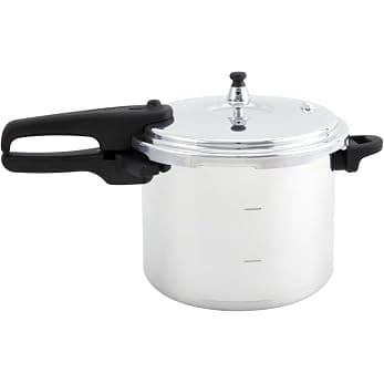 Kitchen Hack Alert: 7 Quart Stovetop Aluminum Presure Cooker with safety valves for risk-free opening