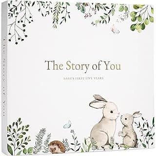 We Are Obsessed With This: Keepsake Memory Book for Baby Boy or Girl Timeless First 5 Year Baby Book A Milestone Book to Record Every Event from Birth to Age 5 Gender Neutral Journal Scrapbook Photo Album
