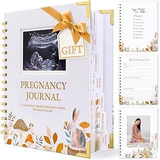 Amazon Deal Alert: Pregnancy Journal – 82 Page Hardcover Memory Book for Expecting Moms | Beautiful & Thoughtful Mom to Be Gift, Pregnancy Book for First Time Moms, Ultrasound Baby Picture Pocket