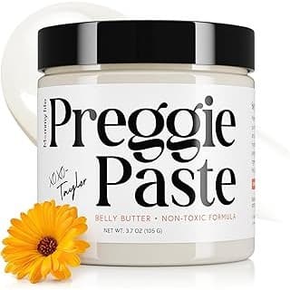 Back in Stock Alert: MOMMY LIFE Preggie Paste Belly Butter – Stretch Mark Cream for Pregnancy & Postpartum | Non Toxic Oil Based Moisturizing Cream with Manuka Honey & Vitamin E - 3.7oz
