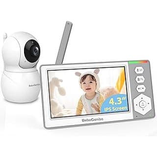 Amazon Deal Alert: Baby Monitor with Camera and Audio, 4.3'' Video Baby Monitor with 1000ft Long Range and 30-Hour Battery, No WiFi,Night Vision, ECO Mode, 2-Way Talk