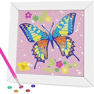 Kitchen Hack Alert: Diamond Art Kits for Kids - Crafts for Girls 8-12 - Diamond Art Painting with Wooden Frame - Arts and Crafts for Kids Ages 4-6 8-10 - GEM Art Supplies Dots for Adult Beginners Home Wall Decor Gifts