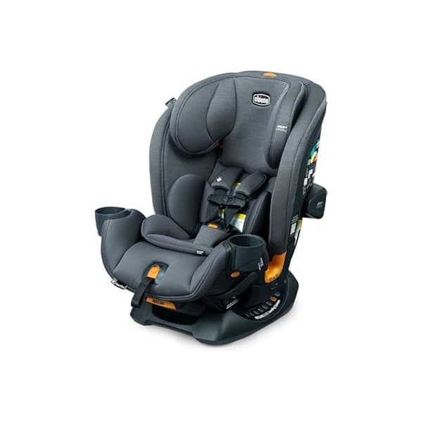 Limited Time Deal: Chicco OneFit LX ClearTex All-in-One Car Seat with LeverLock Installation, Slim Design, Convertible Car Seat, Seat for Infants and Children 5-100 lbs, Smoke/Grey