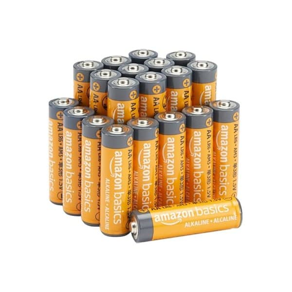 Trending on Amazon: Amazon Basics 20-Pack AA Alkaline Batteries, 1.5 Volt, 10-Year Leak-Free Shelf Life, for Everyday and Household Devices