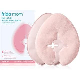 Price Drop: Frida Mom Breast Therapy Packs, Breast Pads, Cold & Hot Pack for Pain Relief, Breastfeeding Essentials for Lactation Support, Mastitis, Engorgement and Pump Aid, Postpartum Recovery, 2pk