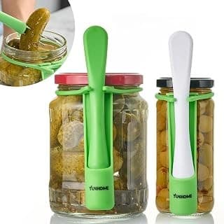 Trending on Amazon: 2 Pack Pickle Fork for The Jar, Pickle Grabber Tool, Stainless Steel Olive Grabber Tool, Deep Jar Vegetable Grabber for Olive, Unique Kitchen Gadgets