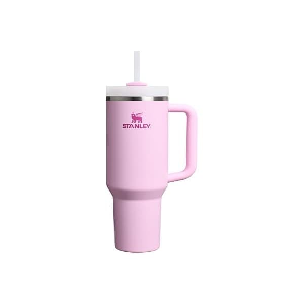 Toddler-Approved Amazon Find: STANLEY Quencher H2.0 Flow State Tumbler, 40 oz, Cherry Blossom | Handle and Straw | 3-Position Lid | Cup Holder Compatible for Travel | Insulated Stainless Steel Cup | BPA-Free