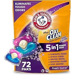 Is It Worth Buying: 5-in-1 Benefits, Eliminates Tough Odors, Attacks Tough Stains, Whitens & Brightens, Lasting Freshness, Fresh Burst Scent