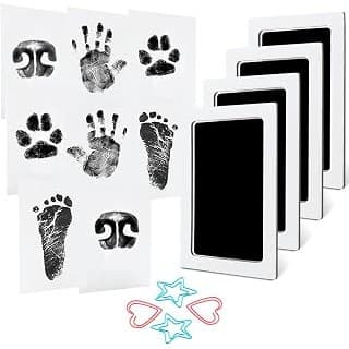 Upgrade Your Life With This: 4-Pack Baby Inkless Hand and Footprint Kit Paw Nose Print Kit for Dogs Cats Pets Clean Touch Ink Pad for Baby Pets Newborn Keepsake Mess-Free Ink Pad