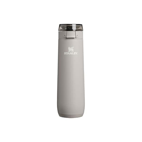 Hidden Gem Find: STANLEY Flowstate Spring Bottle | Leakproof Water Bottle with Carry Strap & Flip-Top Locking Lid | Insulated Stainless Steel | Fits Most Cup Holders | BPA-Free | 20 oz | Ash