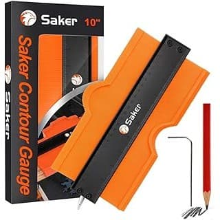 Amazon Deal Alert: Saker Contour Gauge Tool for Woodworking & DIY, Profile Gauge with Lock,Father's Day Gift for Him Men, Accurate Shape Duplicator for Flooring, Tile, Trim & Home Improvement Projects