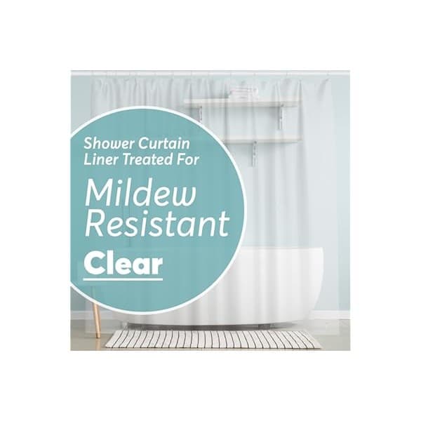 Back in Stock Alert: BigFoot Clear Shower Curtain - 72x72 Odorless Plastic with Magnets, Washable Long Bathroom Curtain - Premium PEVA Waterproof Bath Curtain, Rust-Proof Bathroom Essentials