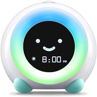 Price Drop: LittleHippo Mella: Kids Alarm Clock, Ready to Rise Children's Sleep Trainer, Night Light, Sound Machine and OK to Wake for Toddlers and Kids - Arctic Blue (Updated 2025)