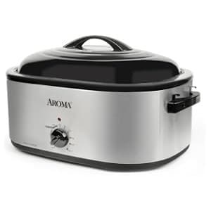 Budget Find You Need: AROMA 22Qt. Roaster Oven with self basting lid stainless steel