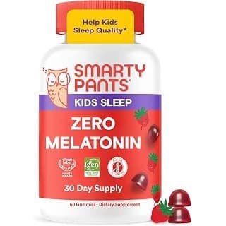 Toddler Approved Sleep Aid: SmartyPants Zero Melatonin Gummies Amazon Deal for Moms!