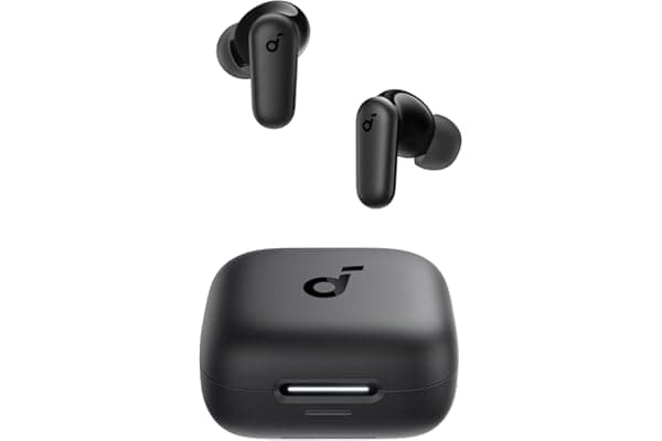 Soundcore P30i by Anker Noise Cancelling Earbuds, Hands-Free Viewing | Strong and Smart Noise Cancelling, Powerful Bass, 45H Playtime, 2-in-1 Case and Phone Stand, IP54, Bluetooth 5.4