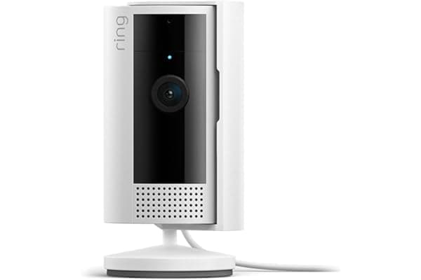 Ring Indoor Cam (newest model) — Home or business security in 1080p HD video, White