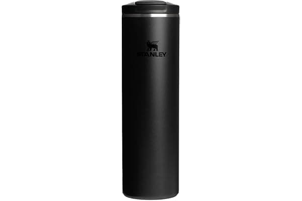 STANLEY Transit FlipTop Mug | Leakproof Coffee Travel Cup | Vacuum Insulated Stainless Steel | Stays Hot or Cold for Hours | BPA-Free | 20 oz | Black 2.0
