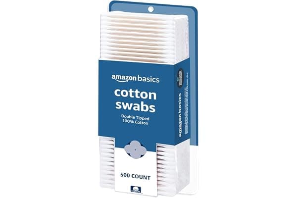 Amazon Deal Alert: Amazon Basics Double-Tipped Cotton Swabs for Personal Hygiene and Baby Care, Cotton, Versatile, Baby Safe, 500 Count