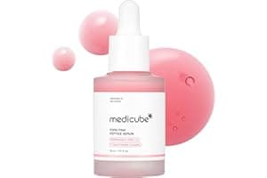 medicube PDRN Pink Peptide Serum with Salmon DNA | Pink Glow Serum with Peptides & Niacinamide for Hydration & Firm-Looking Skin | Uneven Tone Care | Korean Skincare, 1.01 fl. Oz