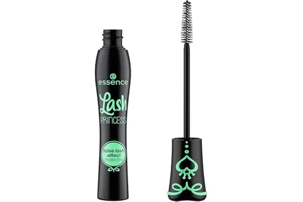 essence Lash Princess False Lash Effect Mascara, Black (Pack of 1) | Volumizing & Lengthening, Clump-Free Fiber Brush, Defines and Separates; Vegan, Cruelty Free, Paraben Free, Oil Free