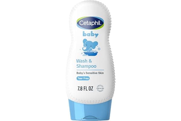 Cetaphil Baby Shampoo and Body Wash with Organic Calendula, Tear Free, Hypoallergenic, Ideal for Everyday Use, Dermatologist Tested, 7.8oz