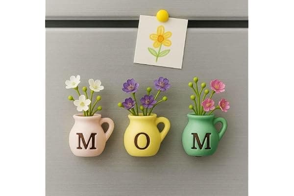 Amazon Deal Alert: Mini Vase Magnets for Fridge - Christmas Mom Gifts from Daughter, Unique Birthday Gifts for Mom from Son,