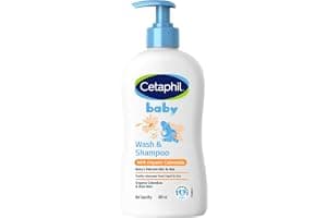 Cetaphil Baby Wash & Shampoo ,Tear Free, Paraben, Colorant and Mineral Oil Free, 13.5 Fl. Oz (Packaging May Vary)
