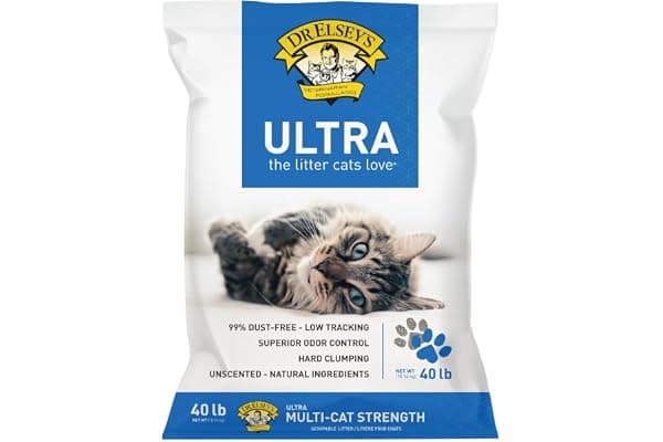 Dr. Elsey's Ultra UnScented Clumping Clay Cat Litter 40 lb. Bag