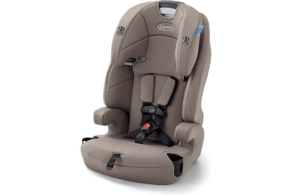 Graco Tranzitions 3-in-1 Harness Booster Car Seat, Forward Facing Car Seat, Highback, to Backless Booster, Cinder