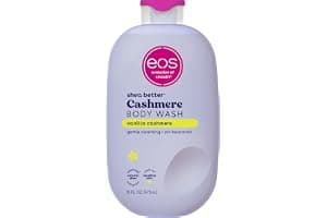 eos Body Wash, Vanilla, Moisturizing Creamy Gel Formula with Shea Butter, Glycerin, Vitamin E, pH Balanced, Sensitive Skin, Vegan, 16 fl oz