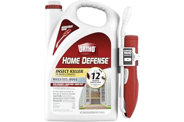 Ortho Home Defense Insect Killer for Indoor & Perimeter2, Wand, 1.33 gal. | Ready-To-Use Bug Killer with Comfort Wand, Kills Ants, Roaches and Spiders, Use in Kitchens, Bathrooms and Home Perimeter