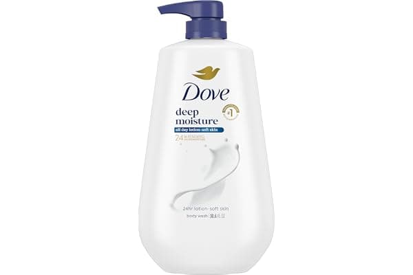 Dove Body Wash Body Wash Deep Moisture 30.6 oz Pump, Sulfate Free | Dove Deep Moisture Body Wash hydrates dry skin for 24 hours with a sulfate-free formula and MicroMoisture technology.