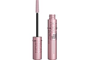 Maybelline Lash Sensational Sky High Washable Mascara Makeup, Volumizing, Lengthening, Defining, Curling, Multiplying, Buildable Formula, Blackest Black, 1 Count