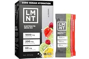 LMNT Zero Sugar Electrolytes - Variety Pack Bundle | Drink Mix | 18-Count