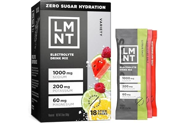 LMNT Zero Sugar Electrolytes - Variety Pack Bundle | Drink Mix | 18-Count